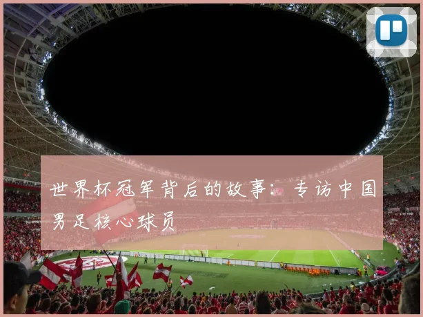 世界杯冠军背后的故事：专访中国男足核心球员