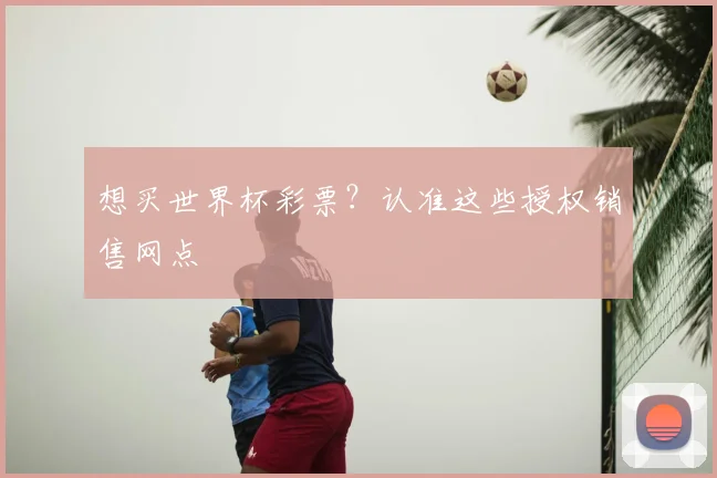 想买世界杯彩票?认准这些授权销售网点